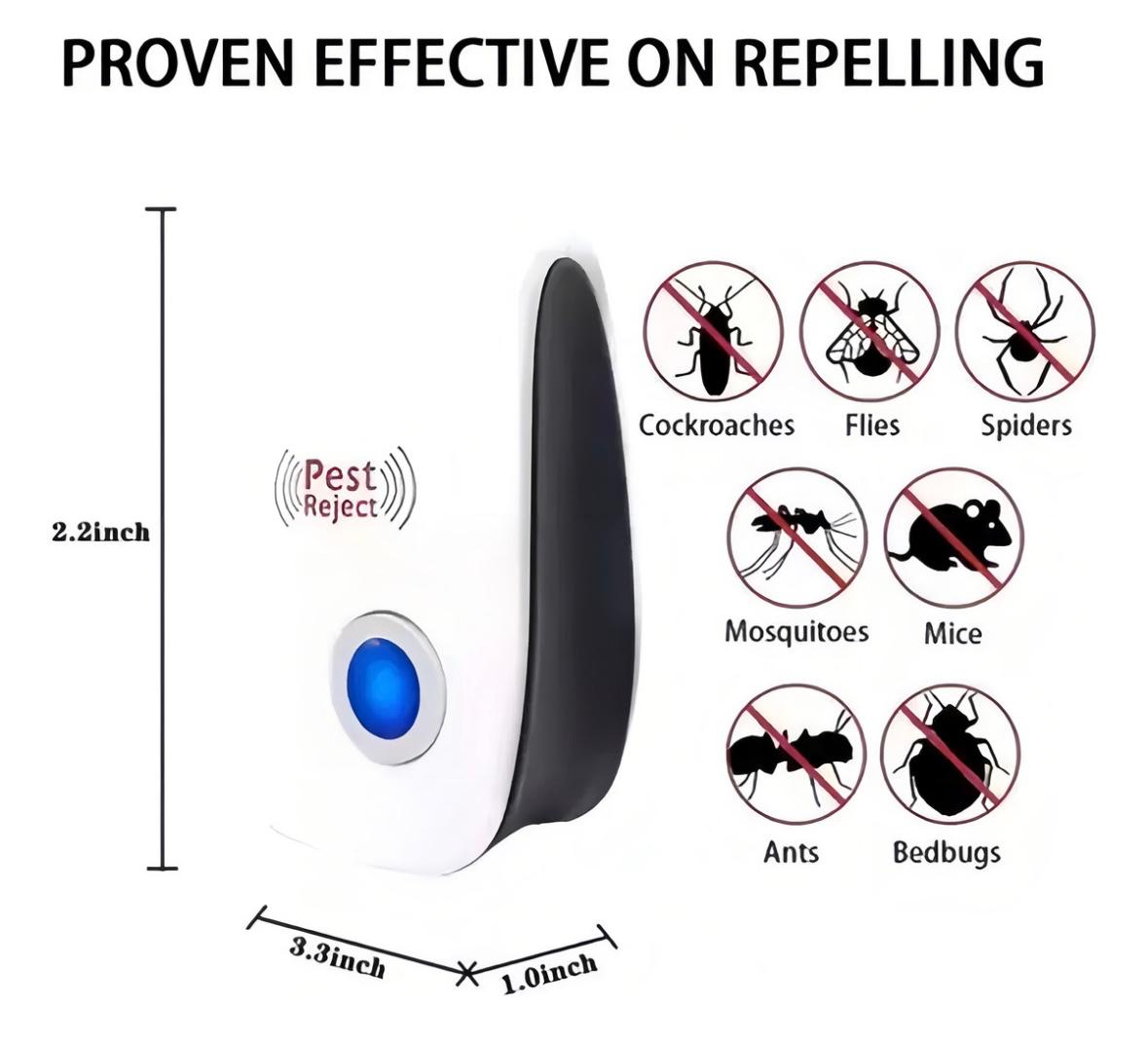 3 UNIDADES REPELENTE ULTRASONICO