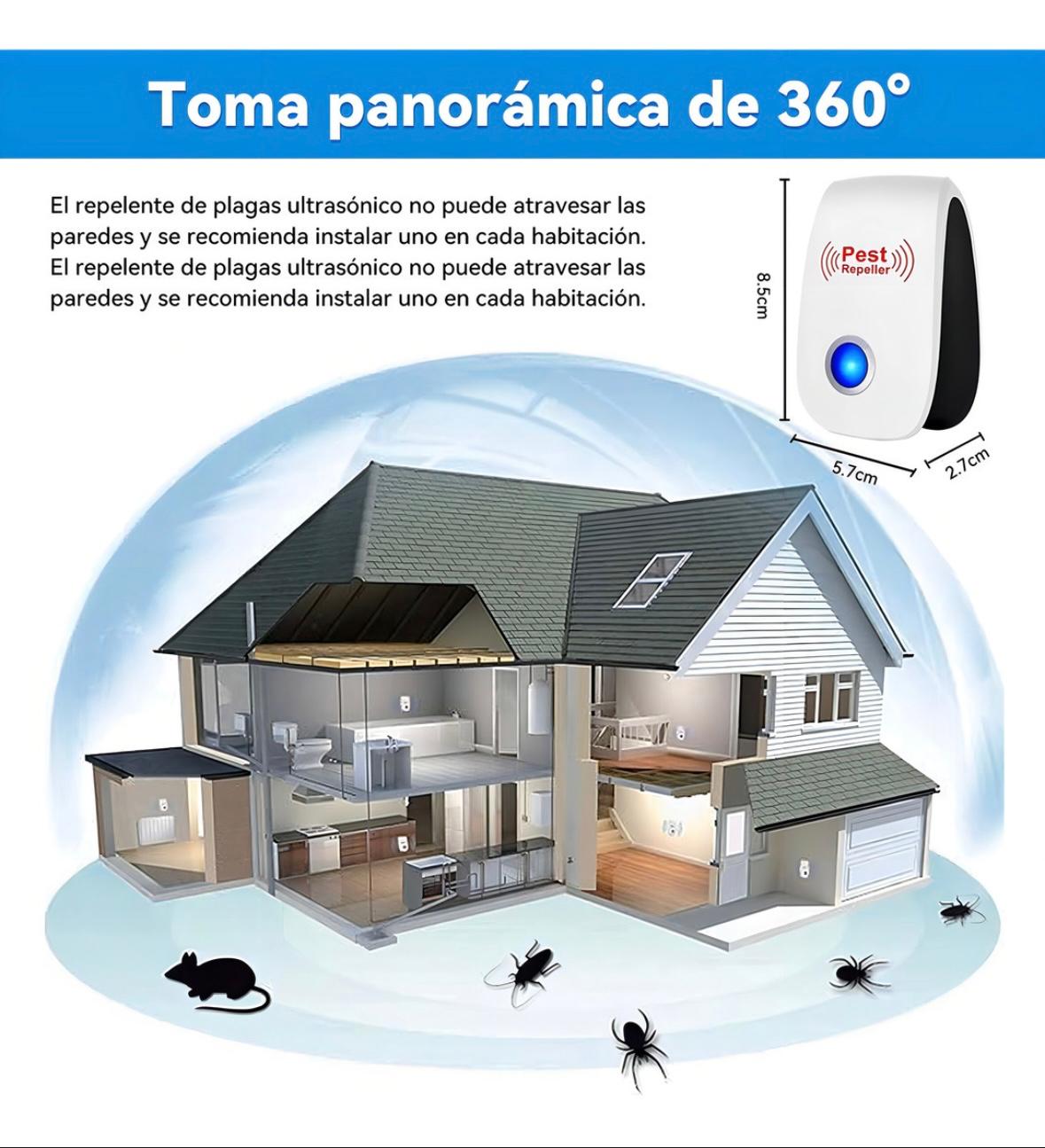 3 UNIDADES REPELENTE ULTRASONICO